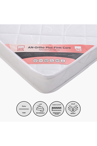 Home Box مرتبة لونو أورثو بلس من إسفنج مُعاد لصقه - 90×190×10 سم