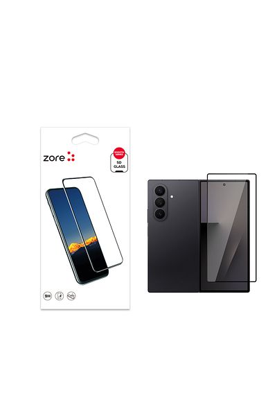 HTstore واقي شاشة زجاجي مقاوم للكسر متوافق مع Galaxy Z Fold 7 Zore