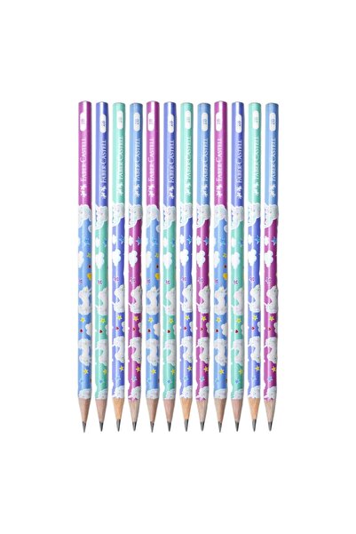 Faber Castell Faber-Castell Unicorn 2B Yuvarlak Kurşun Kalem 12 Adet