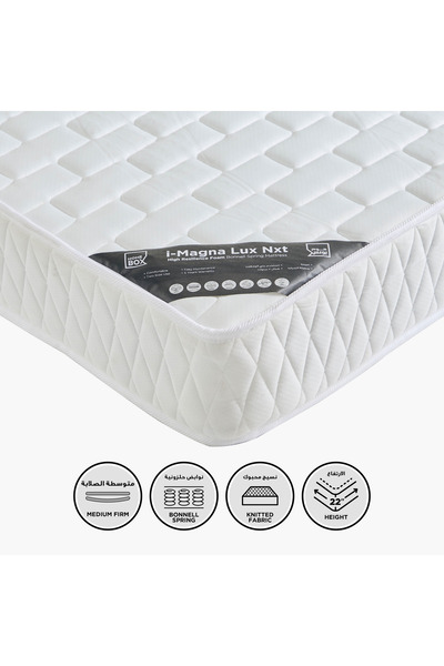 Home Box مرتبة SleepEase iMagna Lux Nxt المصنوعة من قماش محبوك وإسفنج عالي ال...