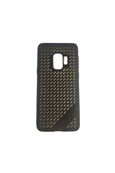 OEM Carcasă compatibilă cu Samsung Galaxy S9, silicon negru cu găuri, cu foli...