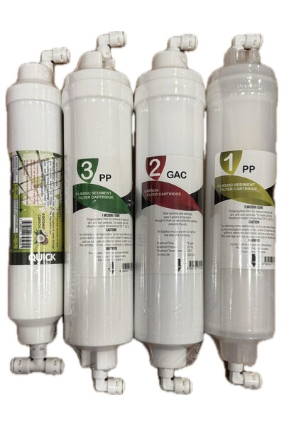 TEKNO İSTANBUL Tüm Arıtma Sistemlerine Uygun Filtre Seti (Bağlantı ekleri içi...