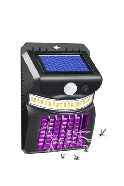 gaman Solar Sensörlü Sinek Öldürücü Lamba - Güneş Enerjili Mor Işık