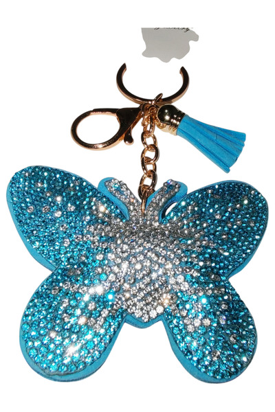 LOVELOTUS تصميمات سلسلة المفاتيح والمحفظة مناسبة لجميع الأعمار (مع شكل الفراشة)