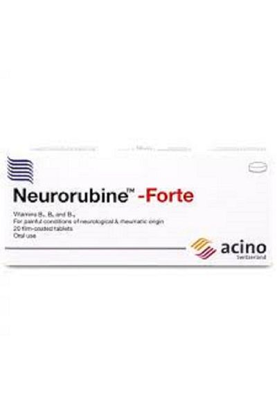 ACINO PHARMA Nuerorubine-Forte 20 Film-Coated Tablets