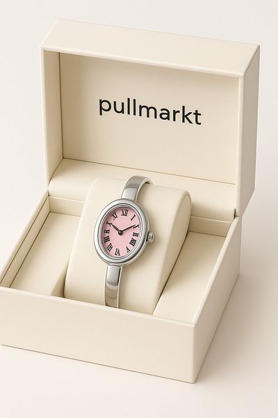 pullmarkt Handcuff Bracelet Watch - the Size of the Handcuffs Is 18 cm and It Is Fixed and Cannot Be Stretched or Shortened R