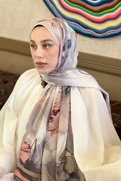 Tesettür Diyarı Σάλι Lina με μοτίβο Lorienka