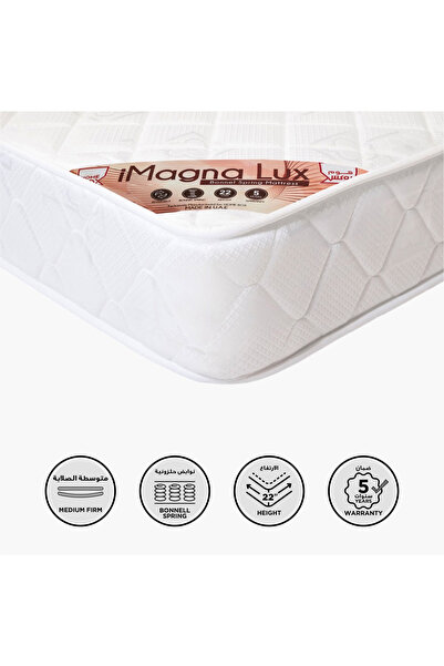 Home Box مرتبة SleepEase iMagna Lux عالية المرونة من إسفنج Bonnell Spring Que...