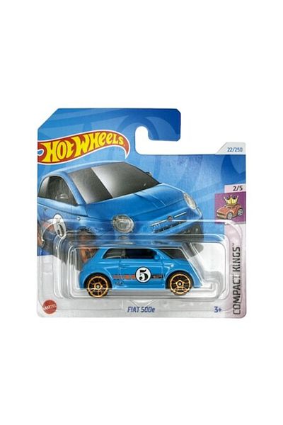 HOT WHEELS Masinuta Hot Wheels Fiat 500e, albastru, 1:64