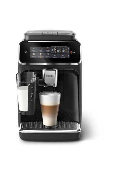 Philips Coffee machine EP3341/50 3300 LatteGo, 1500W, 15bar, 1.8l, 6 drinks, Ceramic grinder, Black