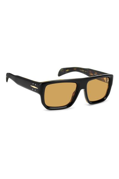 David Beckham 7132/S Wr7Vs 56 Yellow Glass Men's Sun