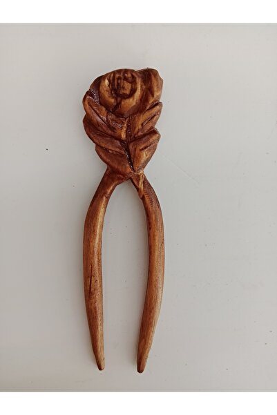 Amara Woodart Ahşap oyma topuz tokası