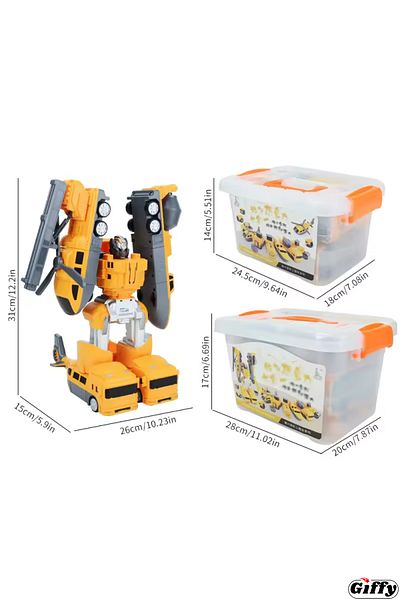 giffy Magnetic Mount Tools Set Magnetized Building Tools Boxed 21 Pieces Modular Car Boat Truck