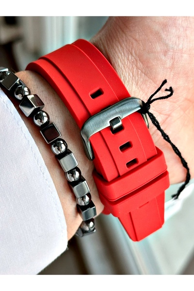 Ferrucci Fonksiyonlu Silikon Kordon Erkek Kol Saati Bileklik Hediyeli Orjinal Tasarım Saat