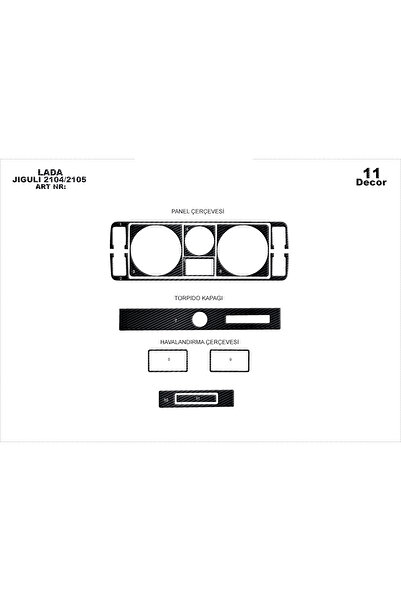 Marscockpitdesign لدّا جيجولي كونسول-توربيدو 2104-2105 11 قطعة