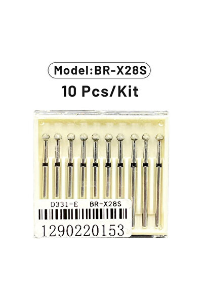 Choice7 علبة واحدة من رؤوس حفر الأسنان الماسية BR-X28S AG، مناسبة لقطع اليد ع...