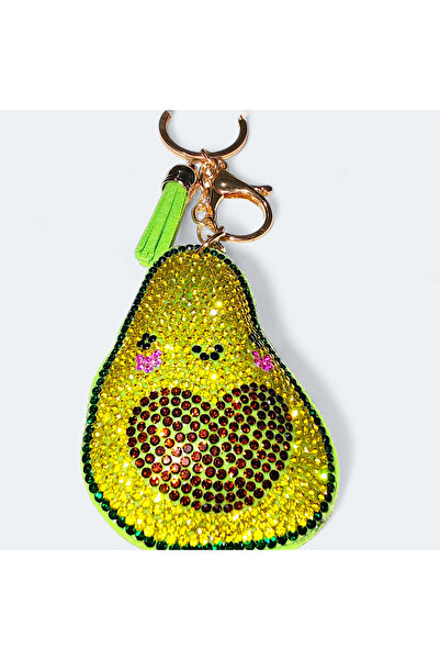 LOVELOTUS تصميمات سلسلة المفاتيح والمحفظة مناسبة لجميع الأعمار (شكل الكمثرى)