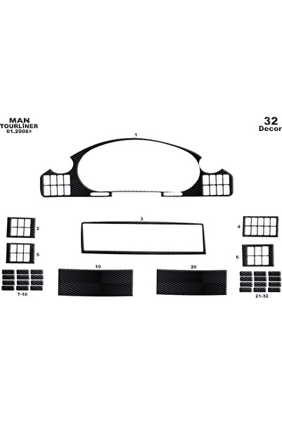 Marscockpitdesign نيوبلان تورلاينر كونسول-توربيدو 2008 32 قطعة