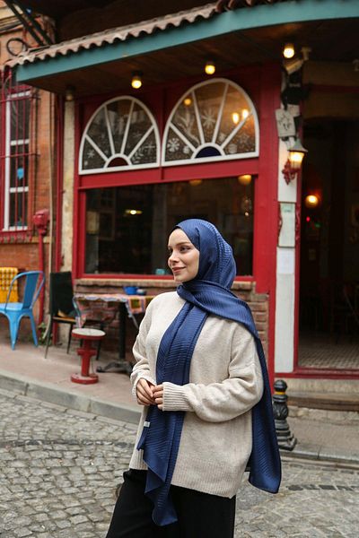 Hint İpek Jacquard Shawl Jakav22-07