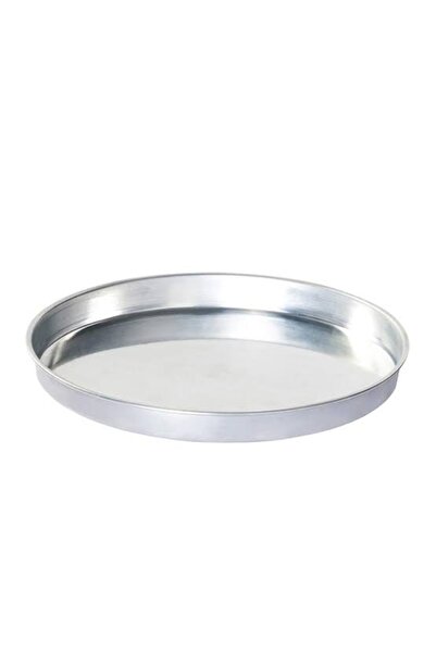 KIZILELMADA Aluminum Tray 38 cm Diameter 5 cm Depth – Lightweight, Round, Multi-Purpose