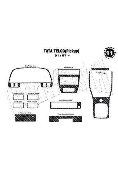 Marscockpitdesign تاتا تيلكو كونسول-توبليد فوم 1997 11 قطعة