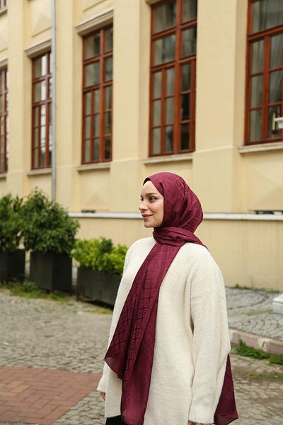 Hint İpek Jacquard Shawl Jakav20-13
