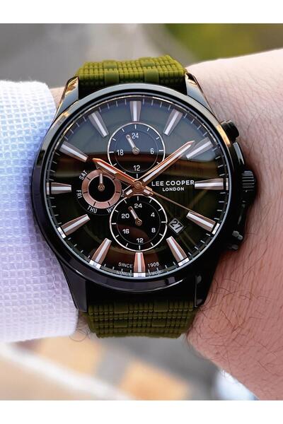 Lee Cooper 3 Atm Water Resistant Special Design Men's Wrist Watch Vs.Blkt.0503