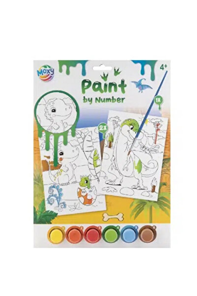 Moxy Set de pictură creativă după numere, A4 Unicorn