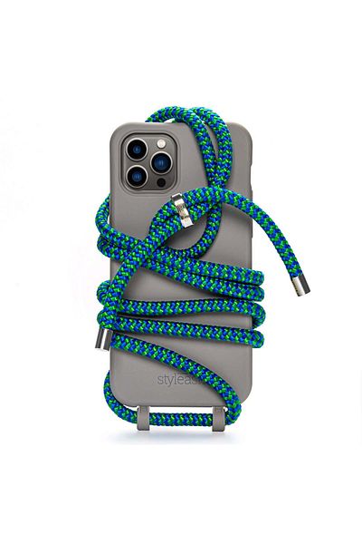STYLEASH Premium TPU phone case with detachable cord Styleash, iPhone 13 Mini