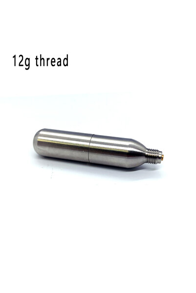 Choice4 12g cartridge Stainless Steel Reused Bottle Refillable Co2 Cartridges...