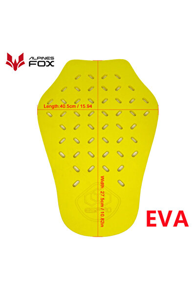 choice2 No CE Yellow EVA03 CE Approved Armor Motorcycle Jacket Insert Back Pr...