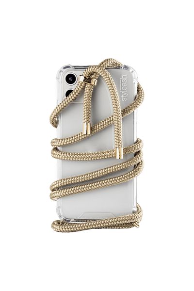 STYLEASH Husa telefon transparenta cu snur integrat Styleash, iPhone XR