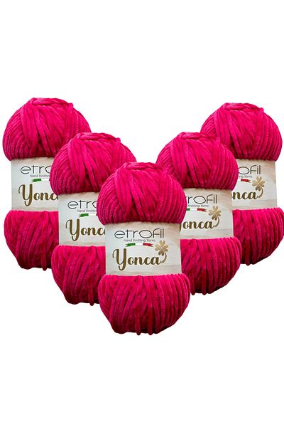 Etrofil Clover Velvet Hand Knitting Yarn 5 Pieces 70320