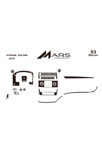 Marscockpitdesign أوتوكار سلطان كونسول-توربيدو 53 قطعة بعد 2015
