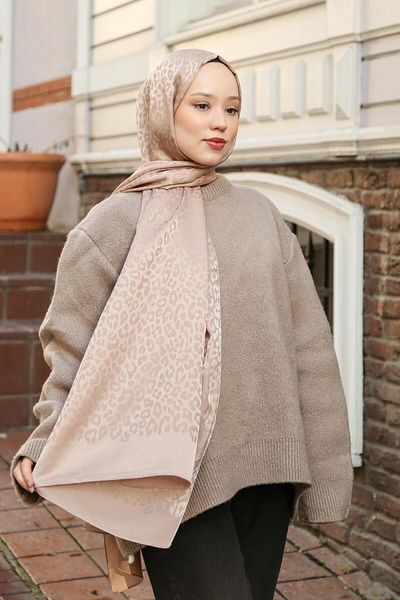 Hint İpek Jacquard Shawl Jakav17-06