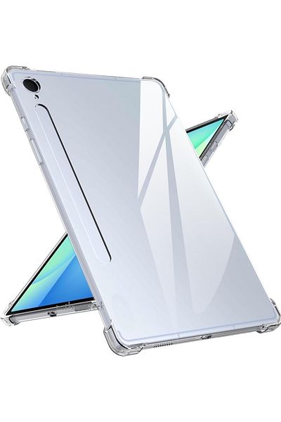 m.tk moveteck Case for Samsung Galaxy Tab S10 Fe Plus 13.1 Inch Case Soft Silicone Antishock Cover with Transparent Corner Protection