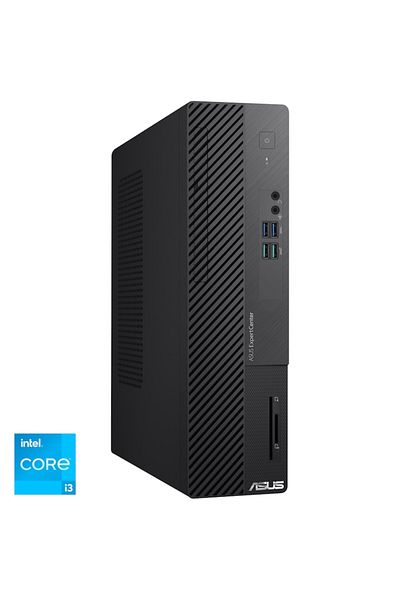 ASUS PC desktop ExpertCenter D5 SFF D500SE cu procesor Intel Core i3-13100, memorie DDR4 de 16 GB, SSD de 512 GB, procesor Intel UHD