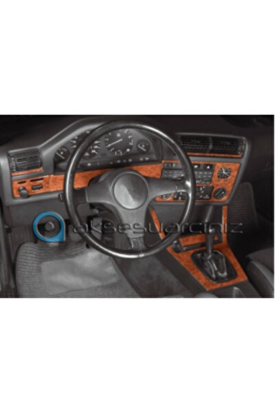 Marscockpitdesign Bmw 3 E30 كونسول متوافق مع توربيدو 1985-1995 10 قطع