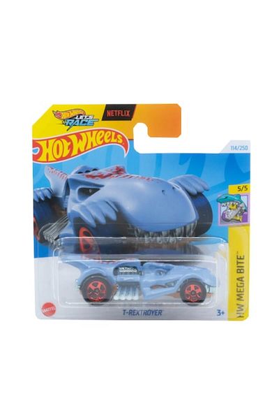 HOT WHEELS Masinuta Metalica Hot Wheels, T-Rextroyer, 1:64, albastru