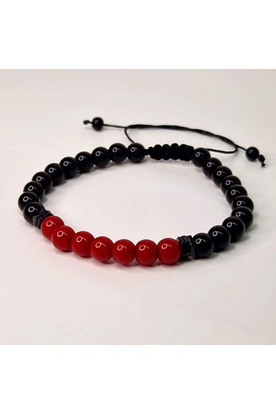 My Bijoux Bratara cu pietre semipretioase Red Charm