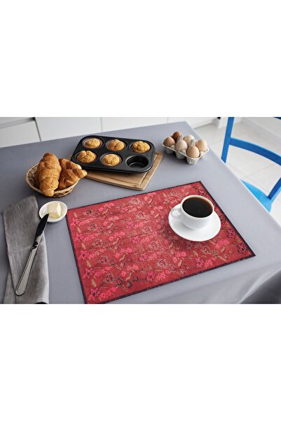 TURKISHRUG KINGDOM Çok Renkli Yıkanabilir Sofra Altlığı 30x40