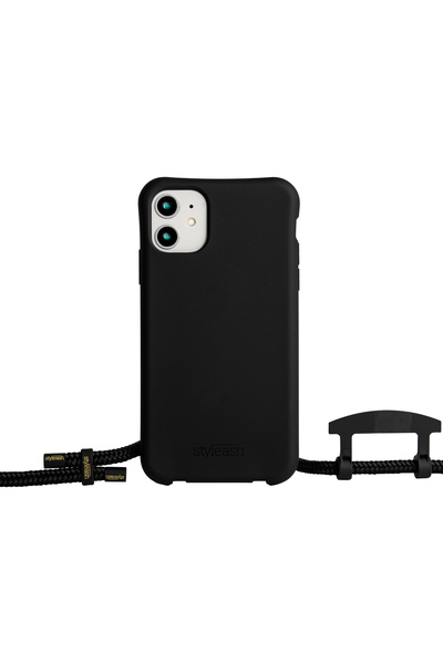STYLEASH Husa telefon premium din TPU cu snur detasabil Styleash, iPhone 11 P...