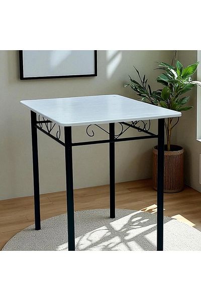 Kreslo Two-seat dining table set - Practical and elegant design - Table height: 75 cm, length: 80 cm, width: 60 cm
