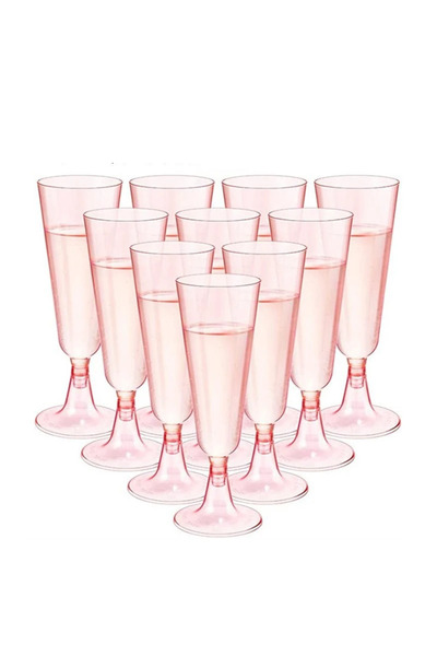 Choice1 ٢٥ قطعة من أكواب جاستنلاو الوردية للاستخدام مرة واحدة، ٢٥/٥٠/١٠٠ قطعة...