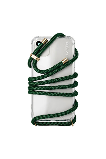 STYLEASH Husa telefon transparenta cu snur integrat Styleash, Samsung Galaxy ...