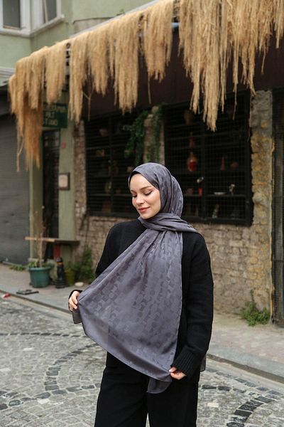 Hint İpek Jacquard Shawl Jakav21-01