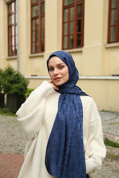 Hint İpek Jacquard Shawl Jakav21-11