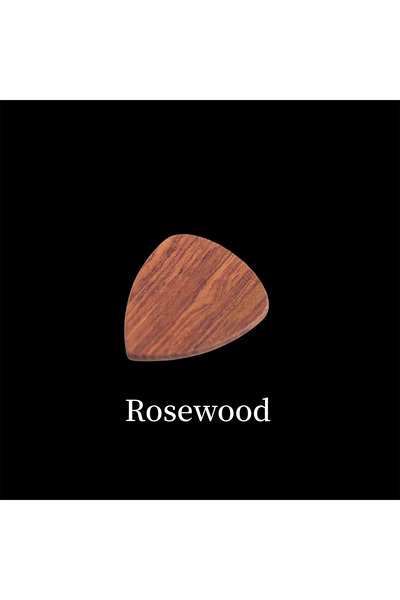 Choice1 ريشة جيتار خشبية من خشب الورد من ميواير، قطعة واحدة، مناسبة للجيتار ا...