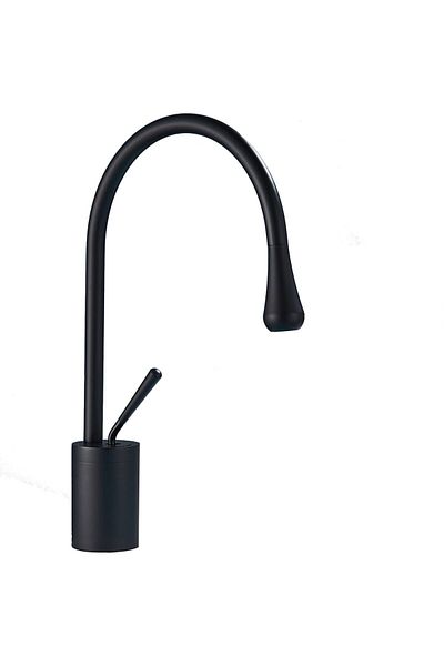 Rain Drop De la Robinetul Meu Bathroom sink faucet, 38 cm high, single-lever, made of Brass, matte black