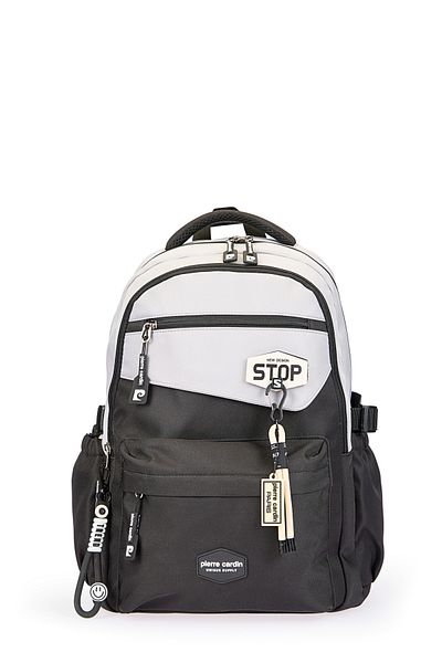 Pierre Cardin Unisex Children's Multi-Eye Backpack School Bag 07Pc18823